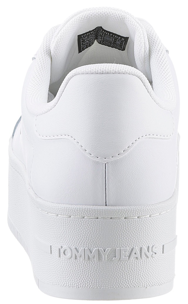 Tommy Jeans Plateausneaker »TJW FLATFORM ESS«  , Freizeitschuh, Halbschuh, Schnürschuh mit gepolstertem Schaftrand