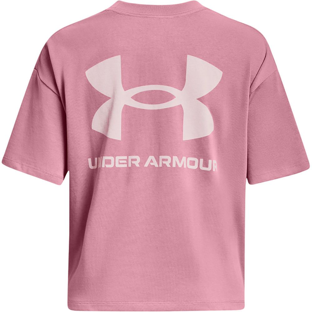 Under Armour LOGO LC OVERSIZED - Tee-shirt Femme rose