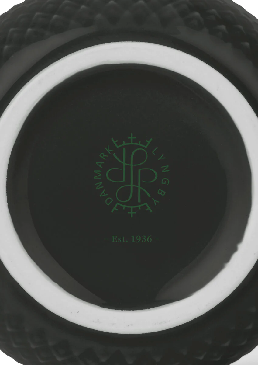Lyngby Porcelæn  Rhombe Earth Krus med hank, slate - 39 cl.