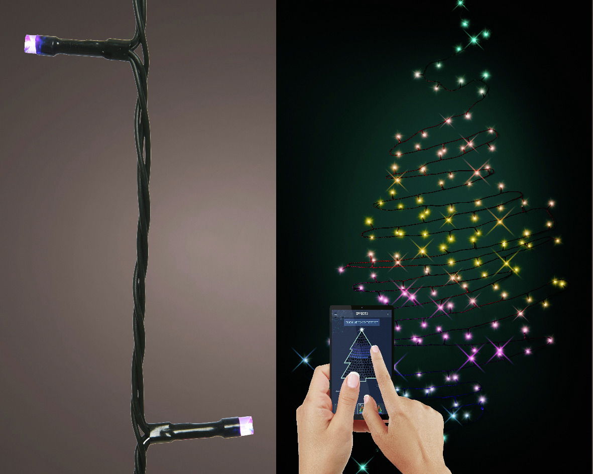 Lumineo LED-Lichterkette mit App-Steuerung