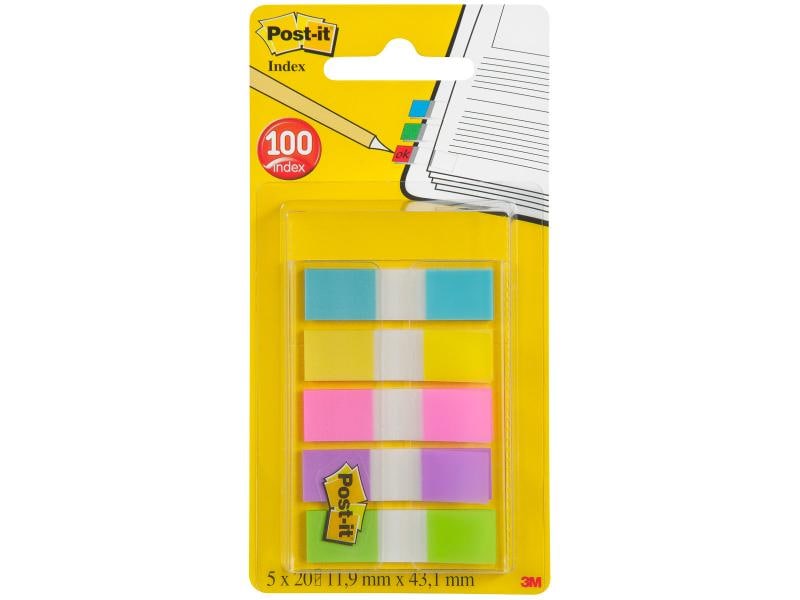 Post-it Page Marker Post-it Index Mehrfarbig, 5 Stück Post-it Haftstreifen