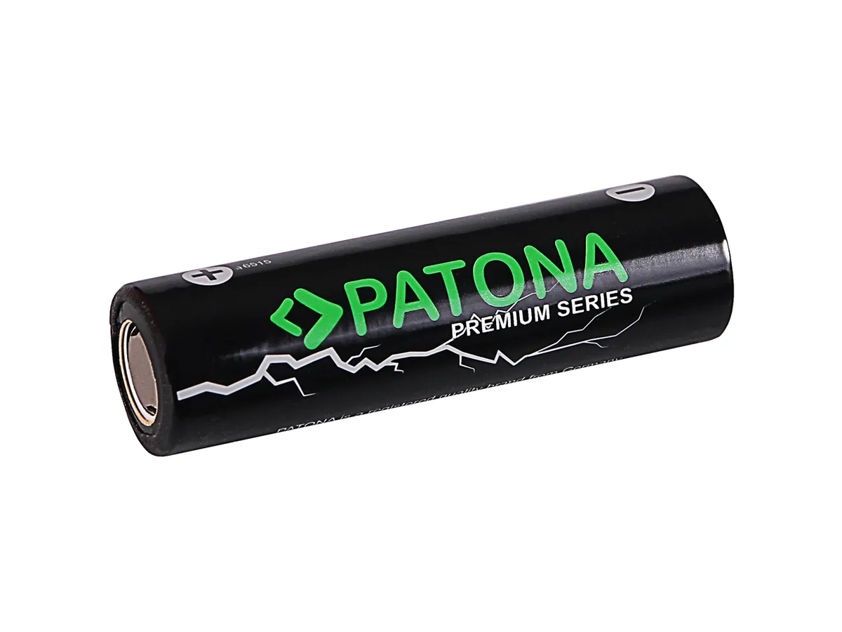 Wiederaufladbare 3.7 Volt 3350mAh 18650 Akku Batterie (6515) - Flachkopf