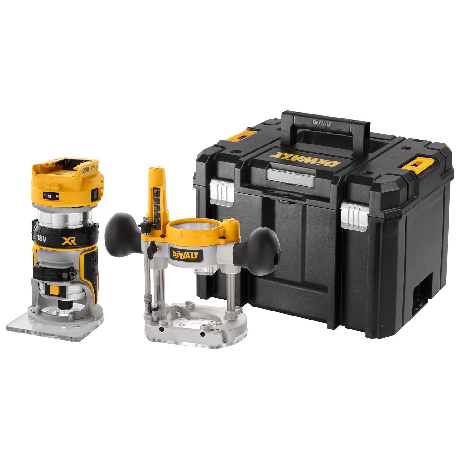 DeWALT DCW604NT Accu boven- en kantenfrees 18V XR Basic Body in TSTAK