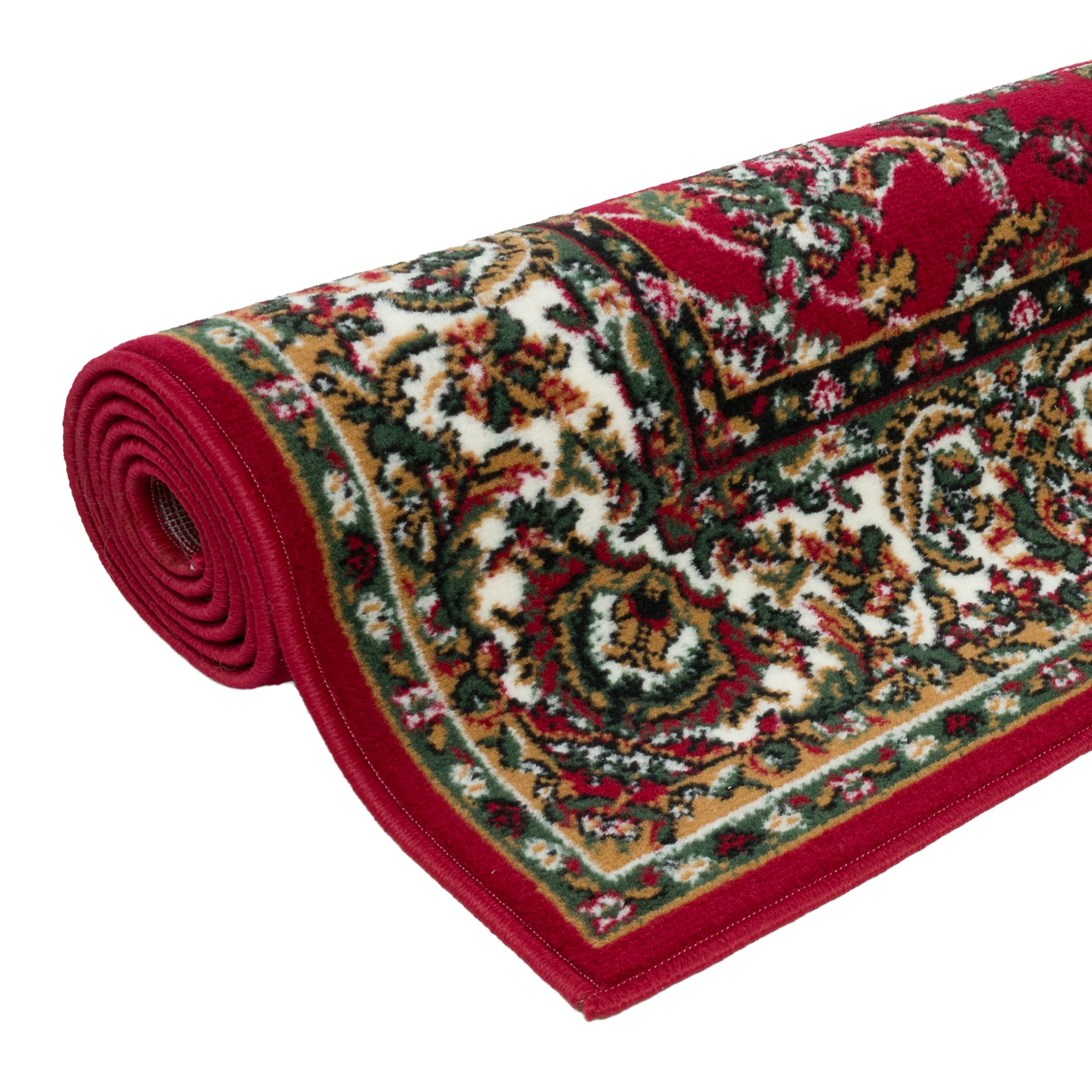 GOODproduct Teppich »Ezzo, mit Bordüre, Kurzflor, Made in Belgium« rechteckig 7 mm Höhe Orient-Optik, Teppich,  Wohnzimmer, Esszimmer, Schlafzimmer
