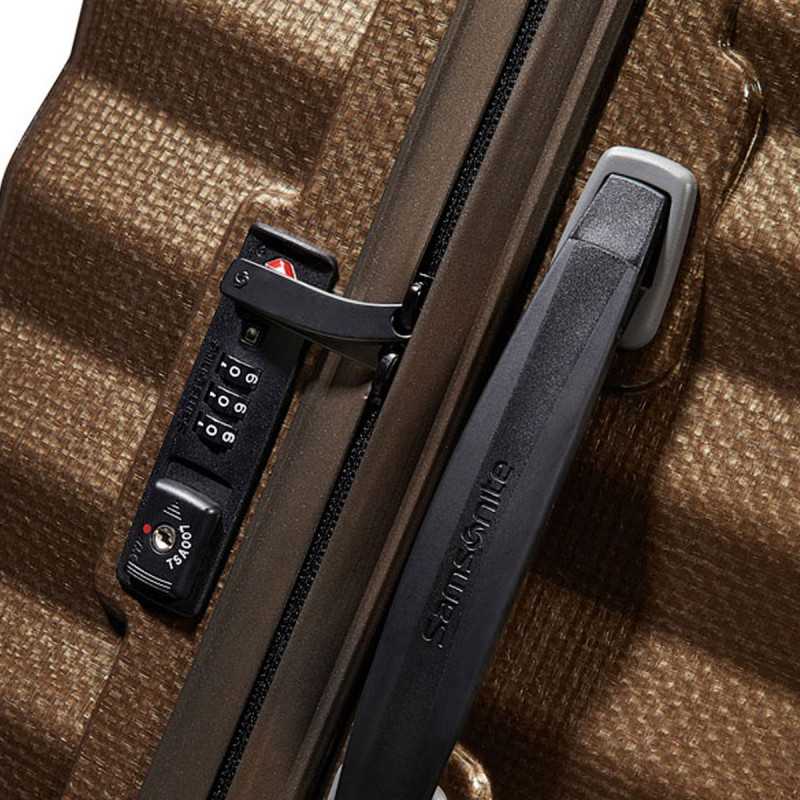 Valise rigide Lite-Shock 75 cm Marron