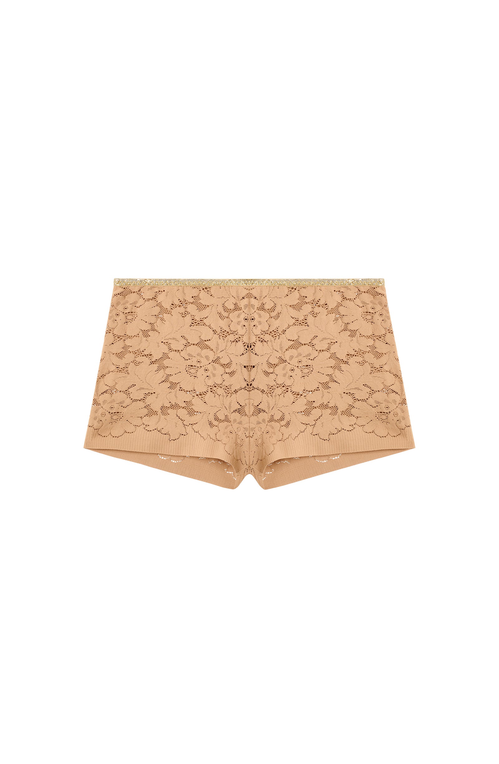 dylan Shorty biscuit en dentelle et lurex Biscuit