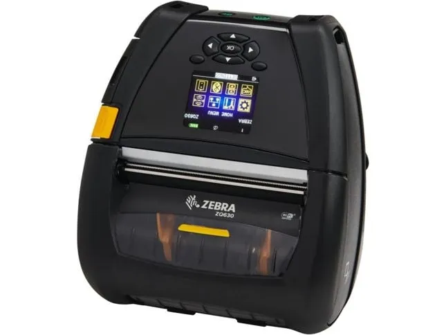 Zebra ZQ600 Series ZQ630 - Etiketprinter - direkte termisk - Rulle (11,2 cm) - 203 dpi - op til 115 mm/sek. - USB, NFC, RS232C, Bluetooth 4.1 LE