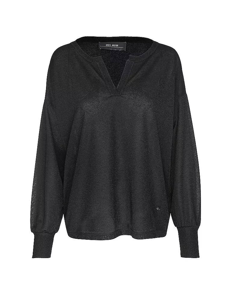 MOS MOSH Langarmshirt MMKILANALS schwarz