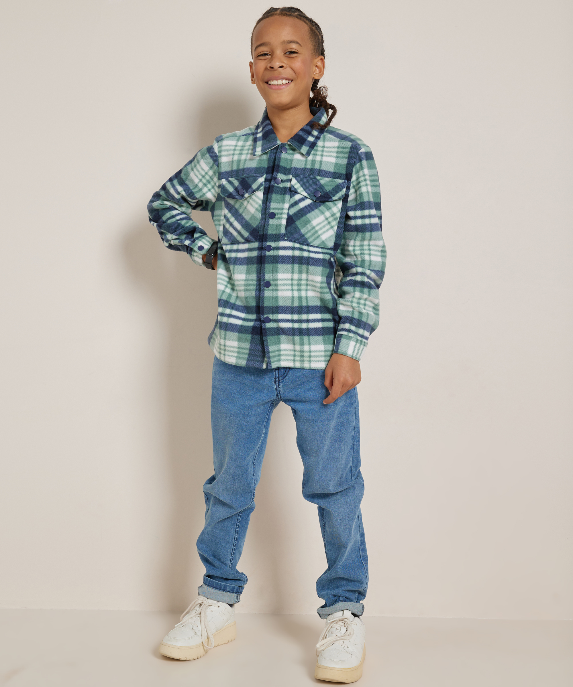 fleece overshirt