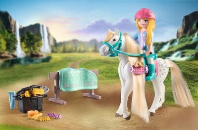 Playmobil 71354 Horses of Waterfall Byggesett Isabella & Lioness med Vaskeplass