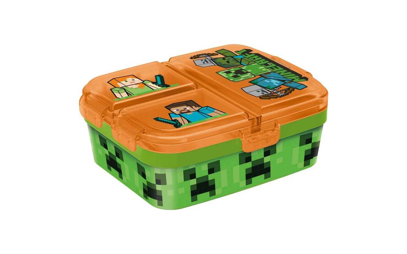 Minecraft lunchbox multi compartment