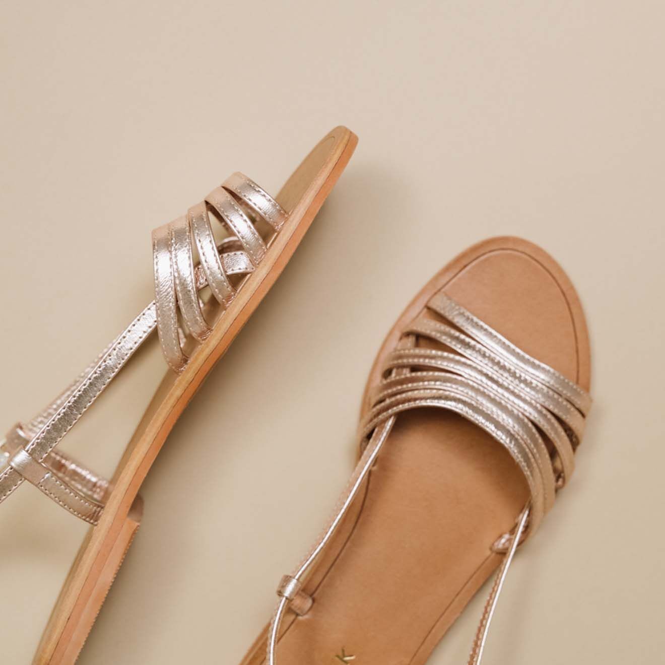 Jonak Sandales en Cuir Wroom platine