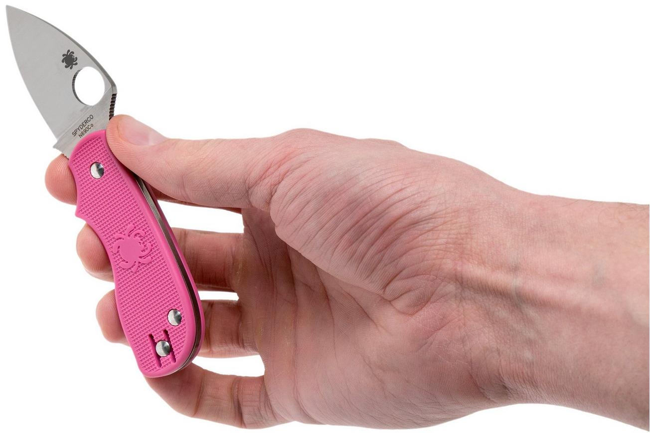 Spyderco Squeak Pink C154PPN zakmes