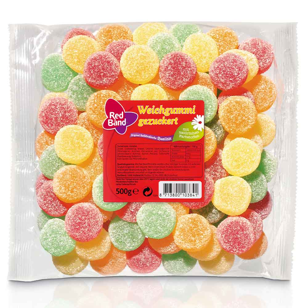 Red Band Weichgummi gezuckert 500g MHD:28.2.26