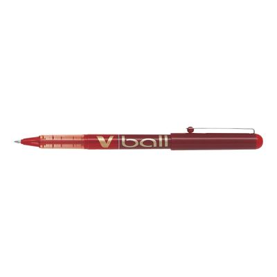 Pilot Vball - Pack de 12 rollers - 0,7 mm - rouge