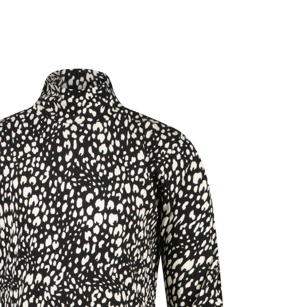 Cars longsleeve MARTINA met all over print zwart/wit