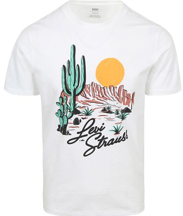 Levi's T-Shirt Graphic Heritage White 22491-1833 kopen