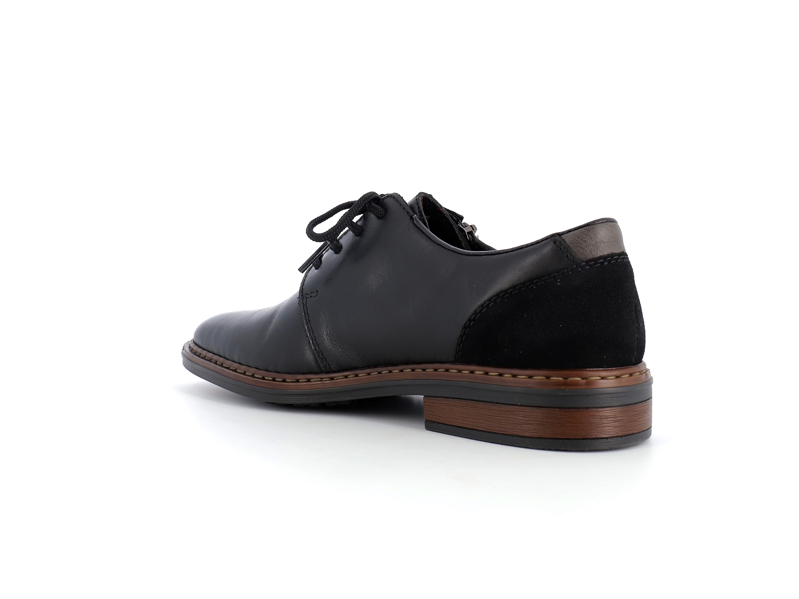 Rieker-17601 Cuir Noir