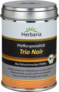 Herbaria Pfeffer Schwarz Trio Noir Dose, 75 g