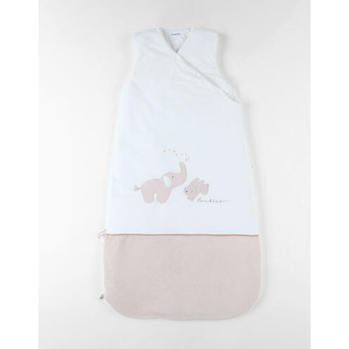 Gigoteuse Bag 100cm veloudoux Bali & Moka Bali Moka et Snow - NOUKIE 'S
