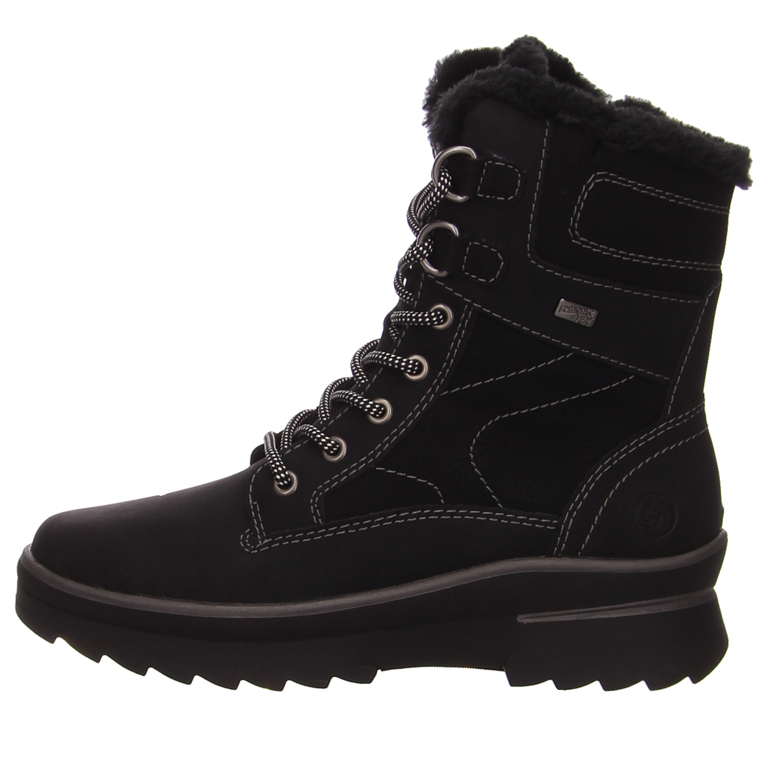 Remonte Schnürboots schwarz schwarz