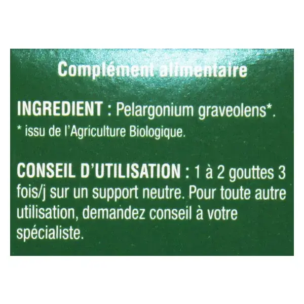Óleo Essencial de Gerânio Orgânico NatureSun Aroms 10ml