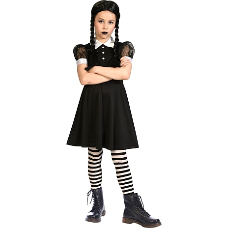 Halloween gotisk kjole kostume str. 140