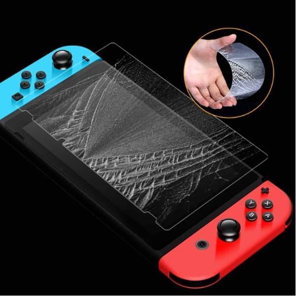 INF Skjermbeskytter i herdet glass, for Nintendo Switch OLED