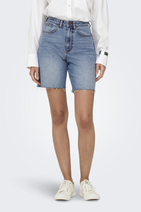 Only blauwe dames korte broek