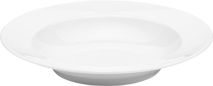 Pillivuyt Sancerre dyb pastatallerken 28 cm. Hvid