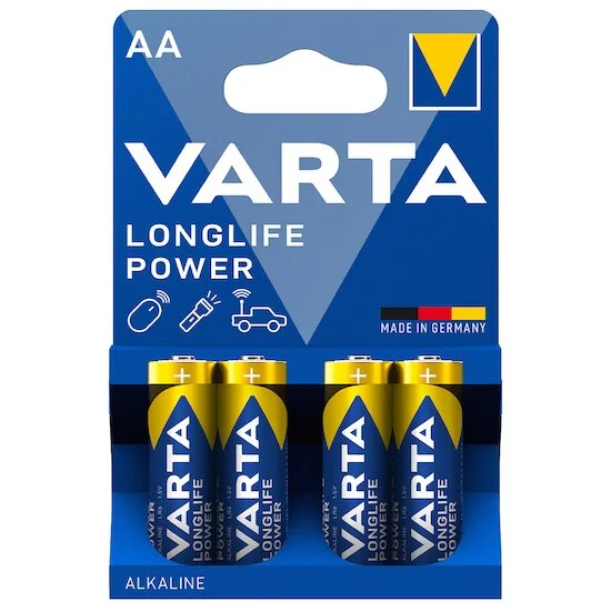 Piles LR06/AA blister de 4   de               VARTA