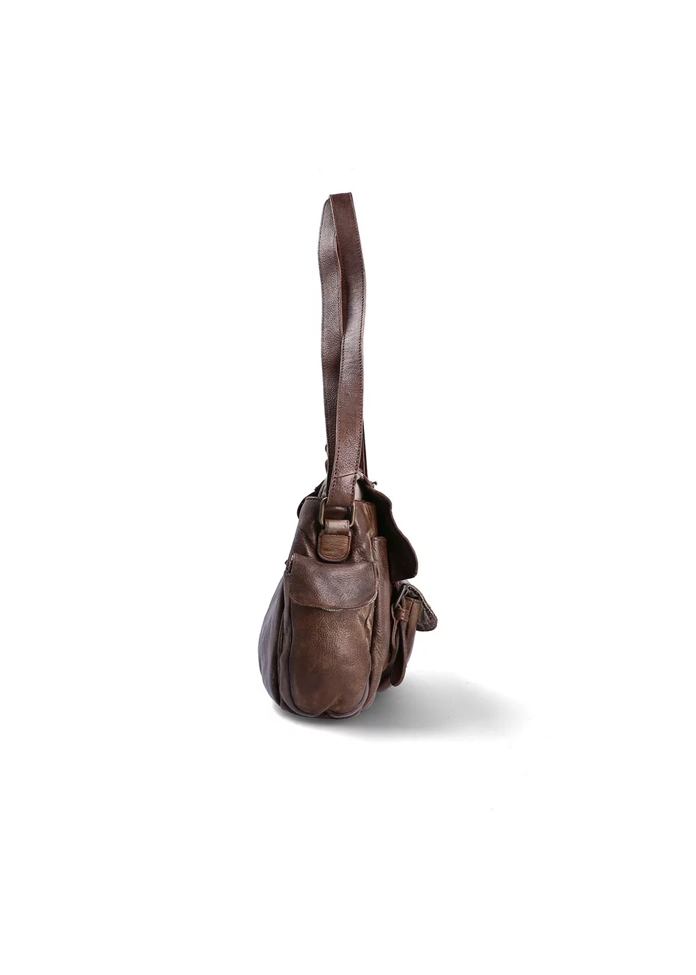 CARTABLE WLADIMIR CUIR VINTAGE MARRON