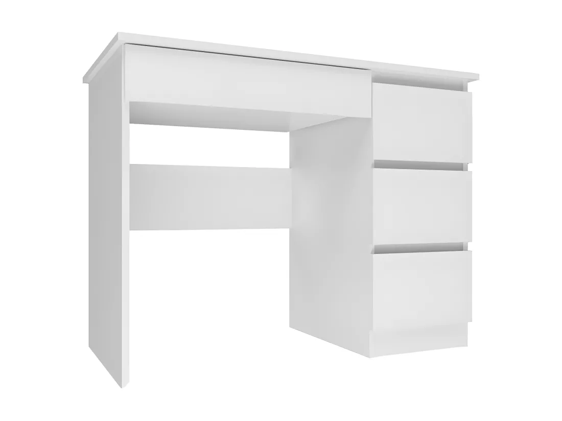 MESO - Bureau droit style moderne bureau/chambre - 98x51x76 cm - 4 tiroirs