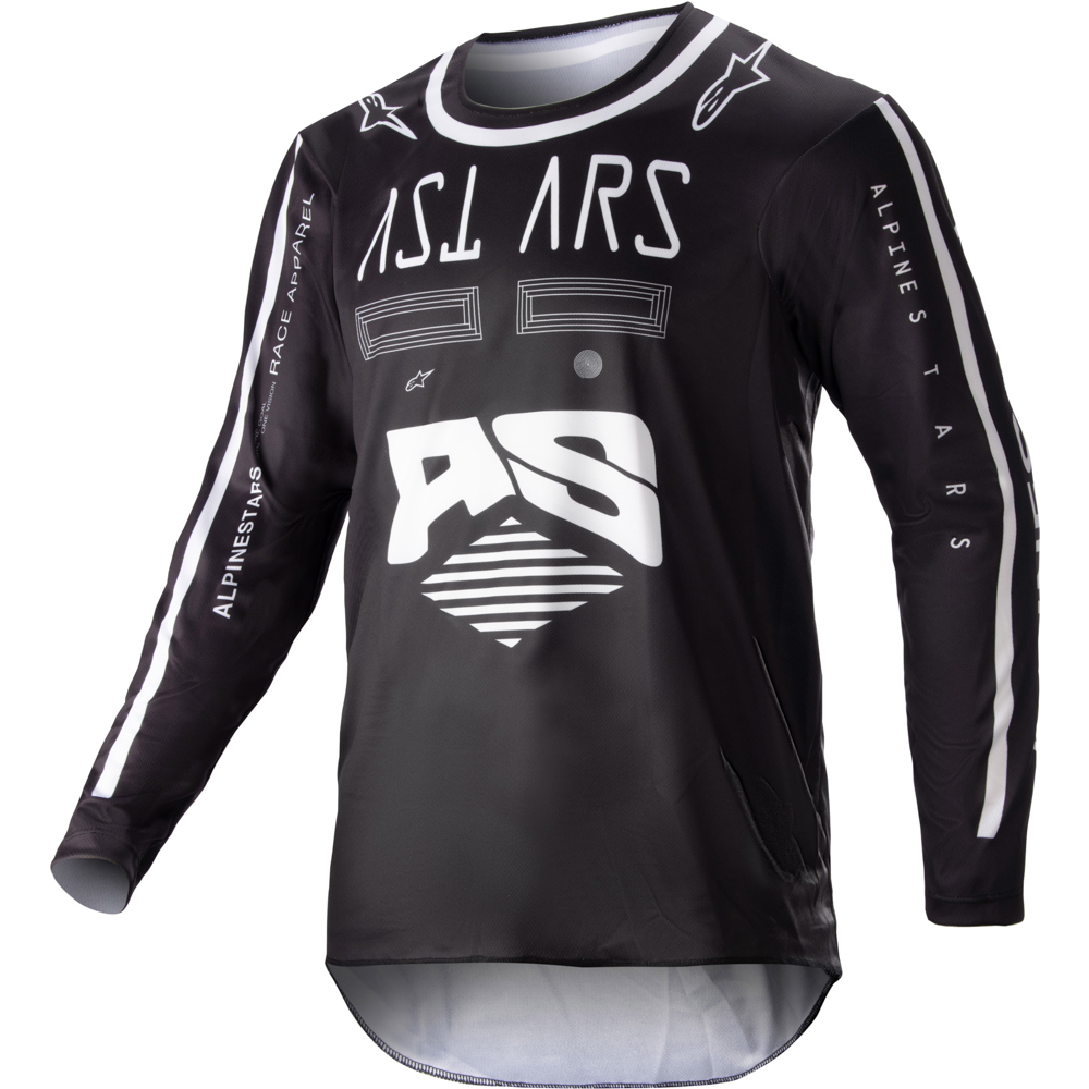 Alpinestars - Maillot enfant Youth Racer Found Noir / Blanc