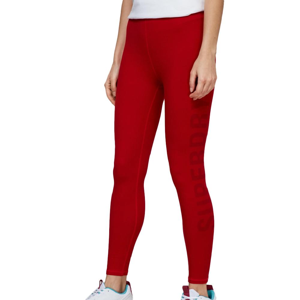 Superdry Legging Rouge Femme Superdry Essential 78