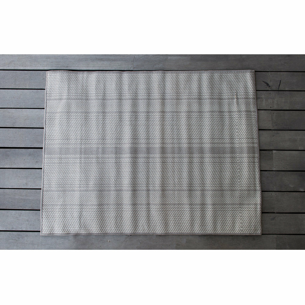 Tapis intérieur/extérieur - brava - 160 x 230 cm - gris/ivoire - cezare