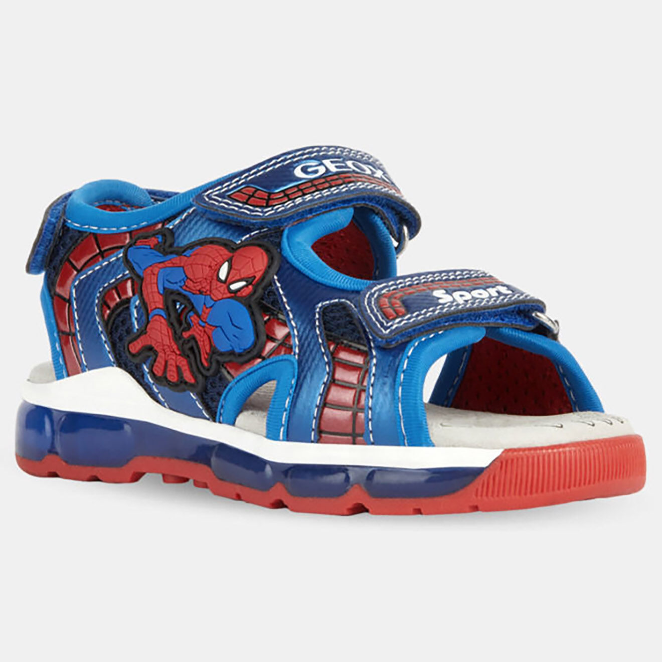 Geox Sandales Android bleu/rouge