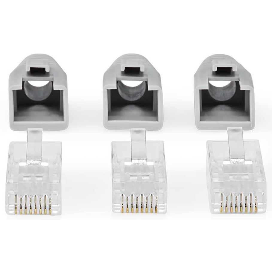 Nedis CCBW89360GY RJ45-connector voor CAT6 UTP netwerkkabel (set van 10)