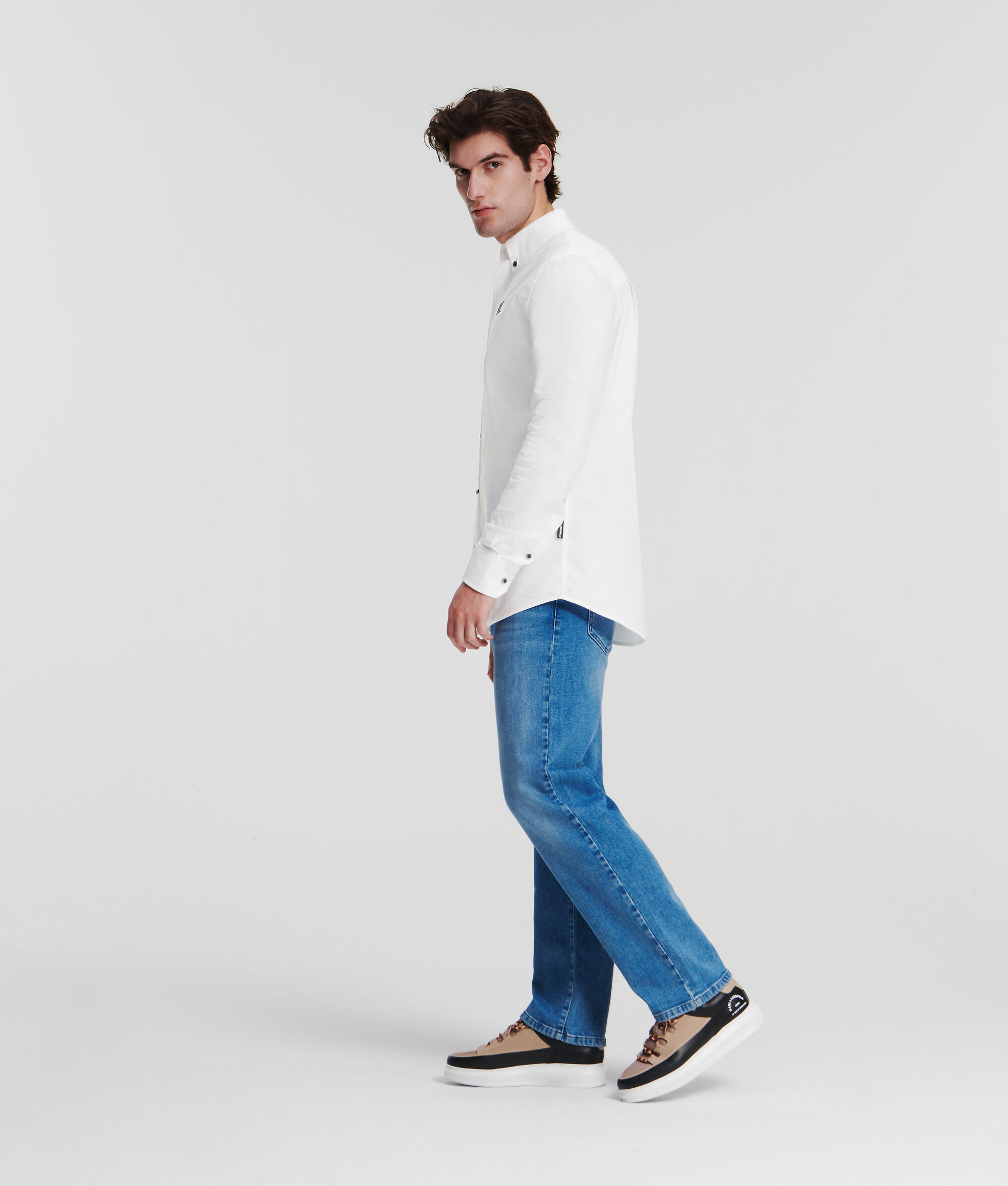 CHEMISE OXFORD KL MONOGRAM