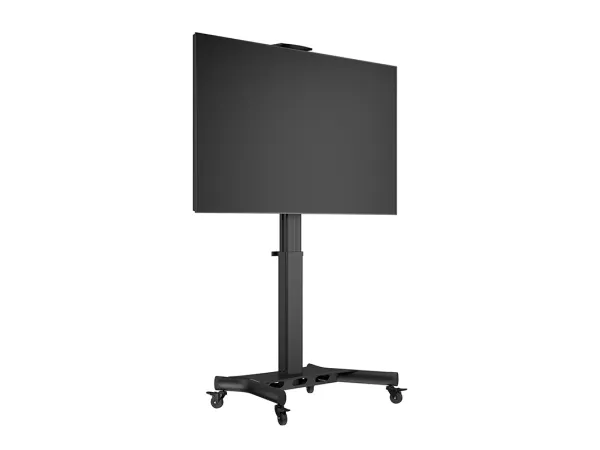 Multibrackets M Public 170 HD - Vogn med hjul - motoriseret - for LCD display - enkelt søjle, gulvstander - aluminium, stål - sort - skærmstørrelse: 32