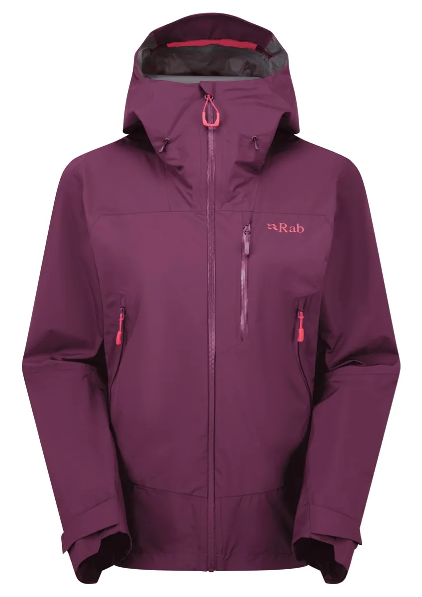 Rab Downpour Mountain Jacket Wmns Mulberry