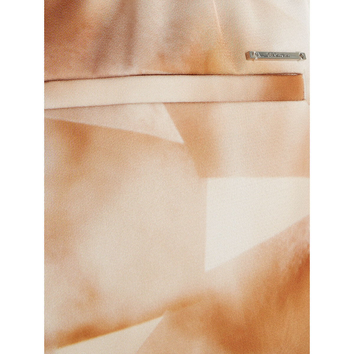 CALVIN KLEIN<br>Wijde, bedrukte broek