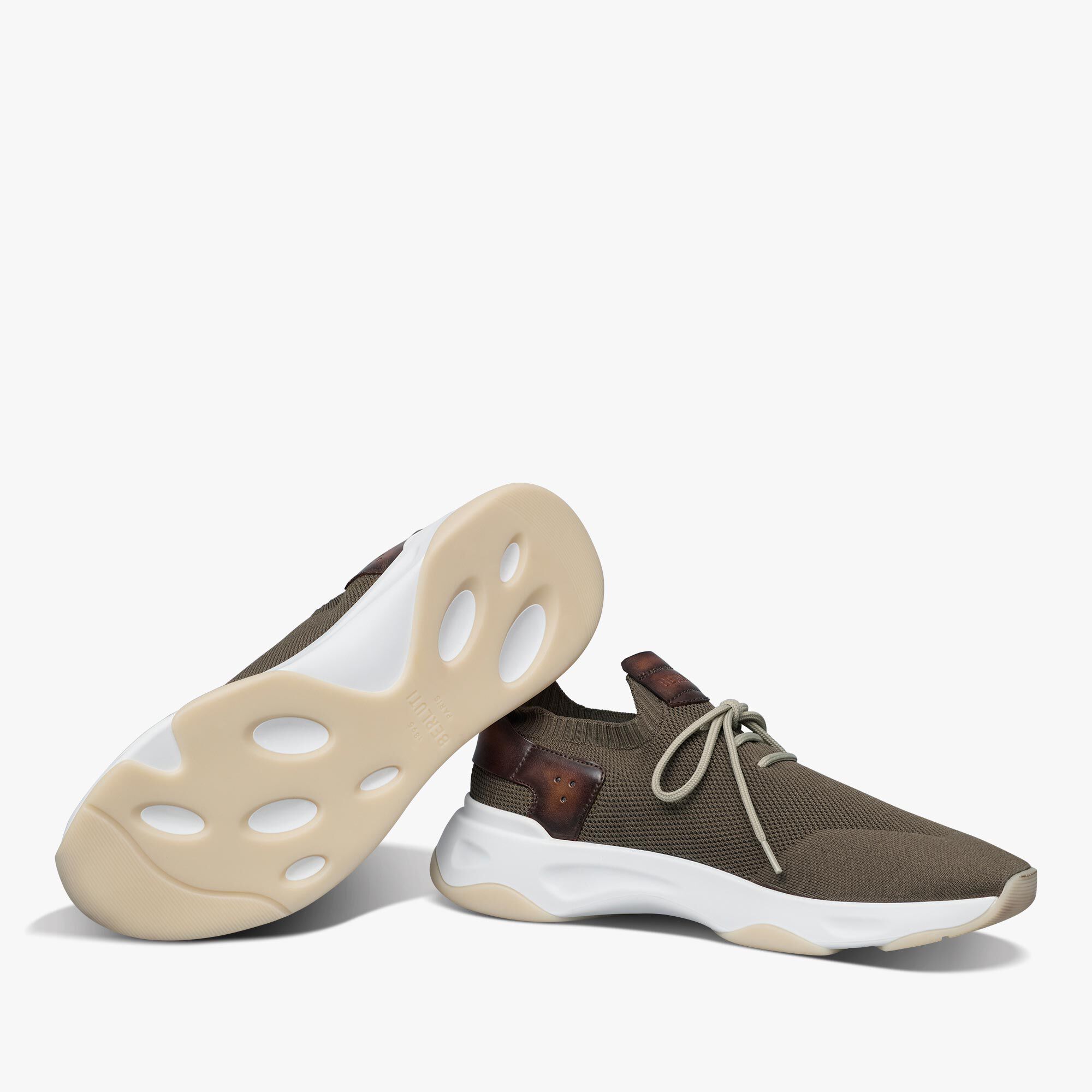 Sneaker Shadow En Maille Et Cuir