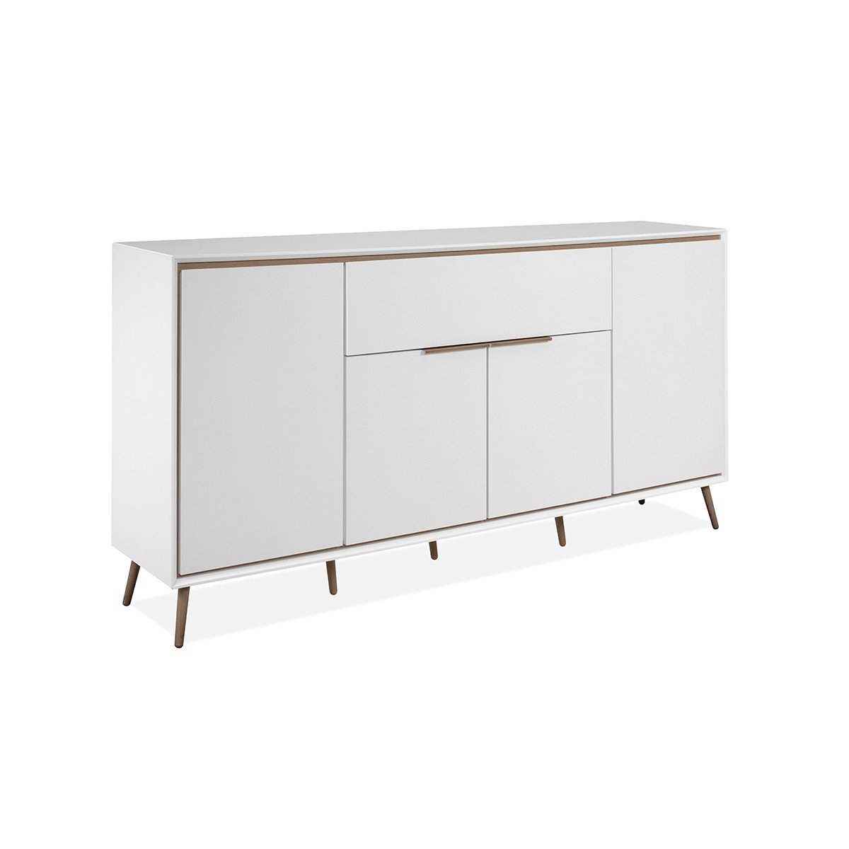 Calicosy - Dressoir Arona - 175 cm - Eikenlook & Wit