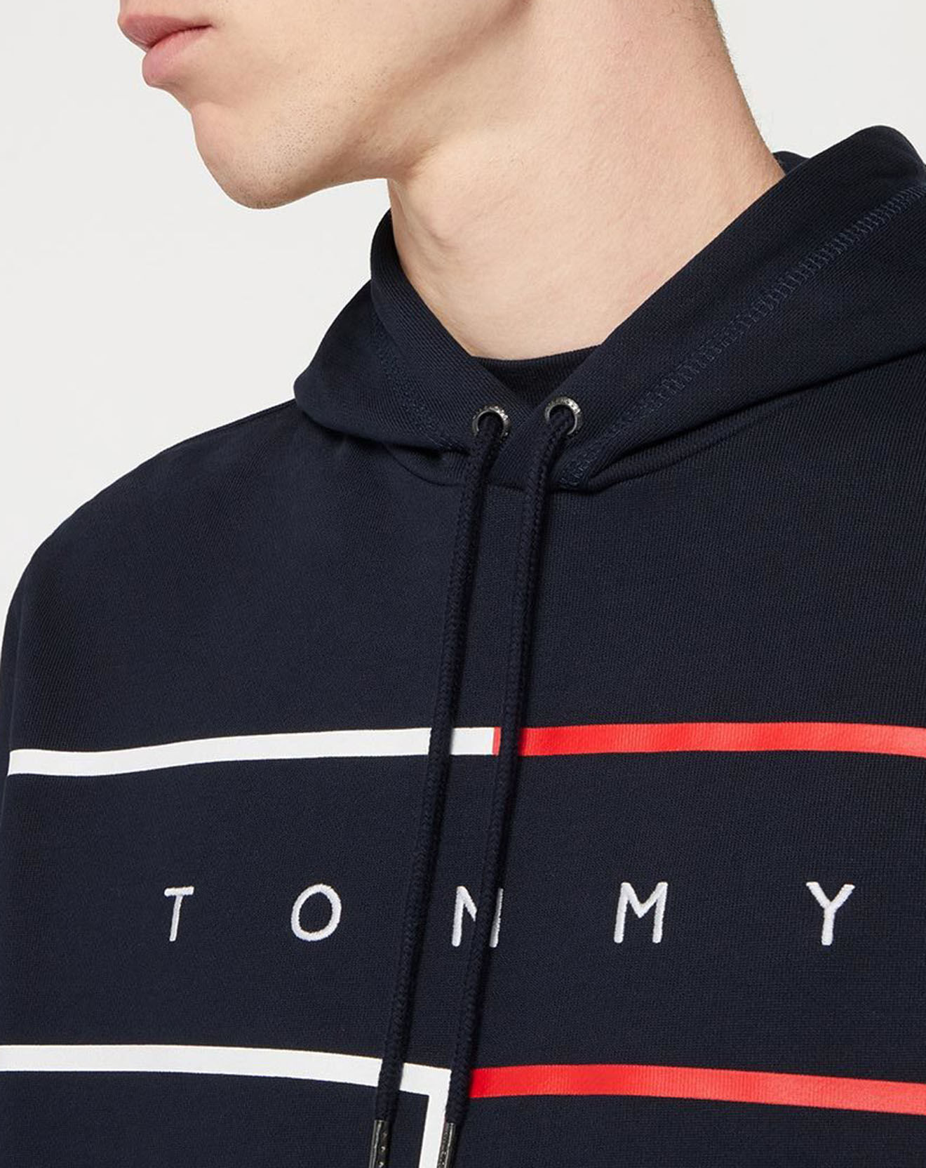 Tommy Hilfiger Sweat Large Rwb Flag bleu marine