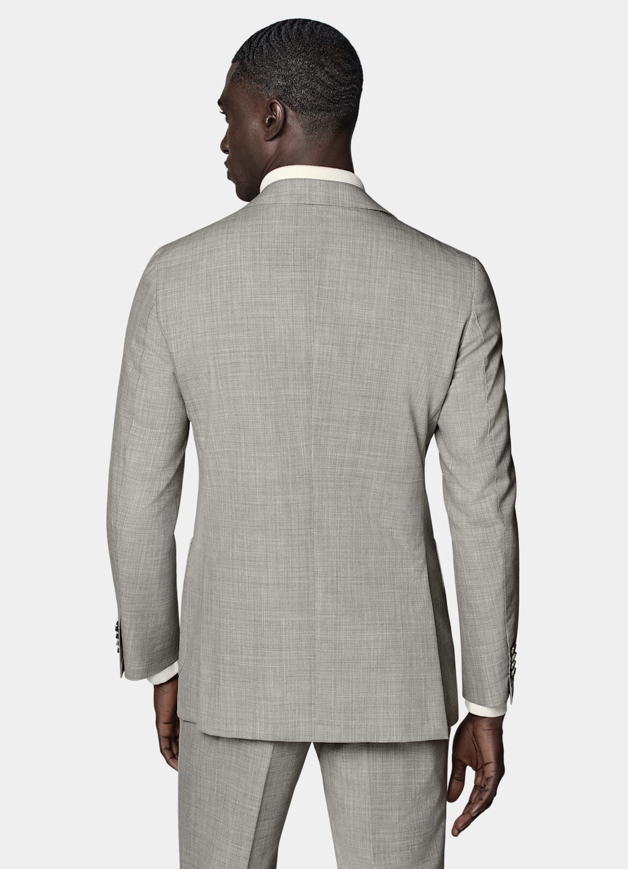 Veste de costume Havana coupe Tailored gris clair