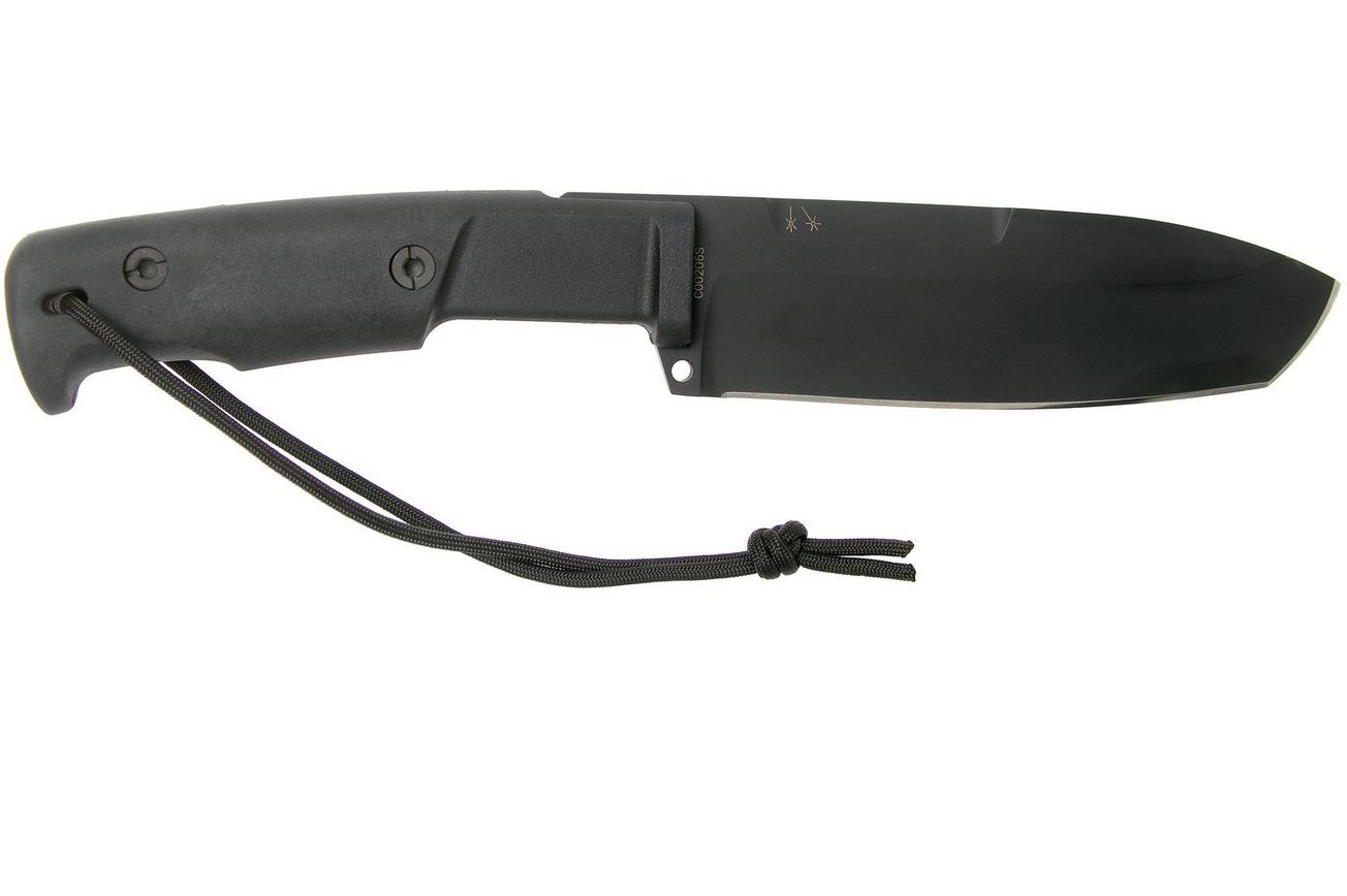 Extrema Ratio Selvans, Black 04.1000.0129/BLK-GNK vaststaand mes