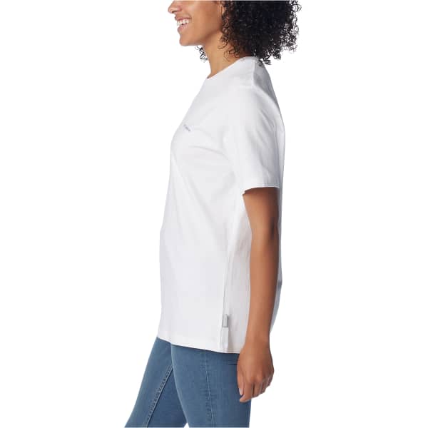 T-shirt COLUMBIA W BOUNDLESS BEAUTY LOGO SHORT SLEEVE TEE WHITE/SIMPLE GORGE