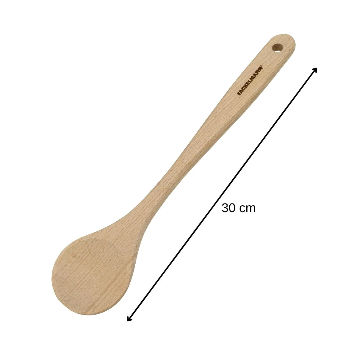Lot de 3 ustensiles de cuisine en bois dont 2 spatules et une cuillère