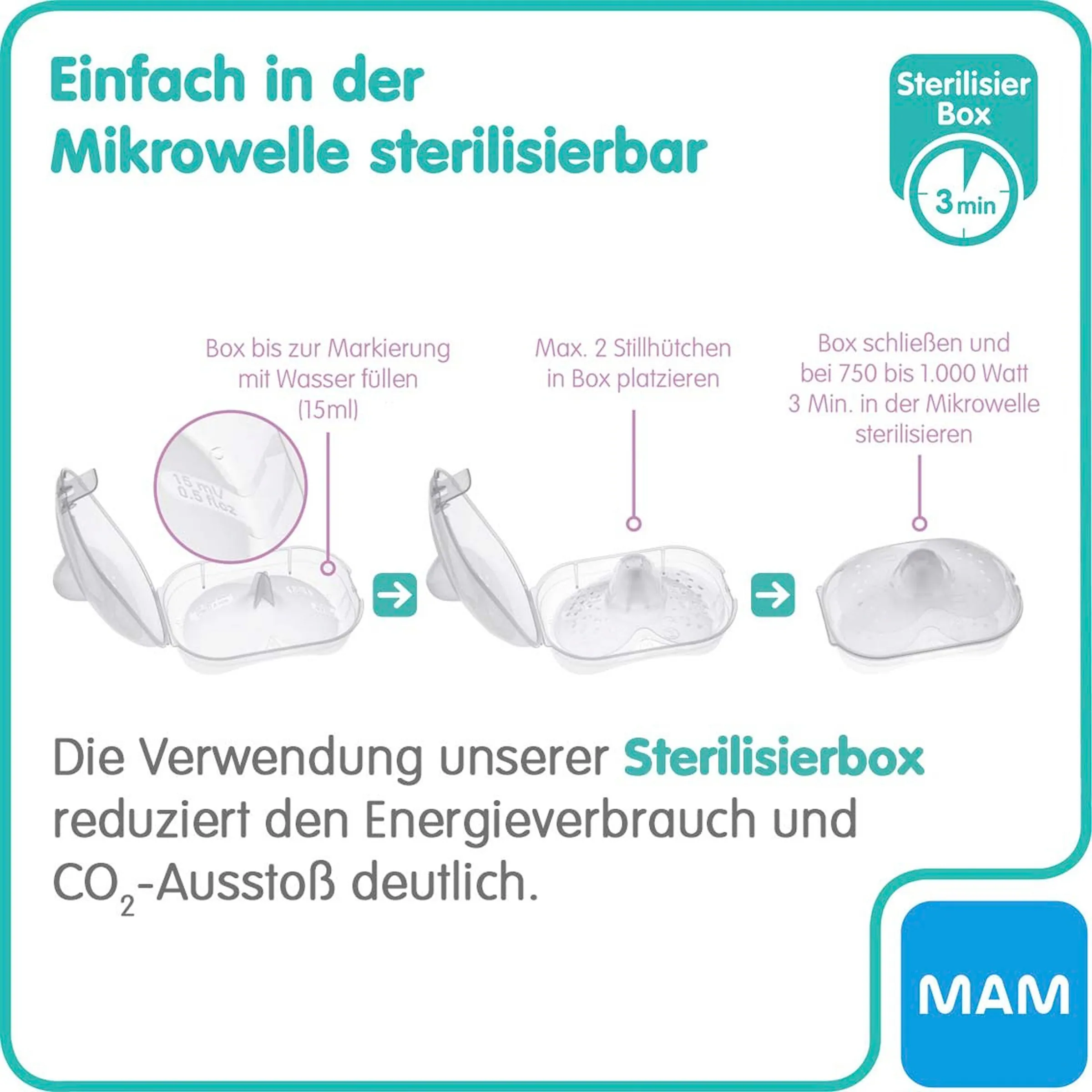 MAM 2er-Pack Stillhütchen S